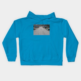 single lane bridge Kids Hoodie